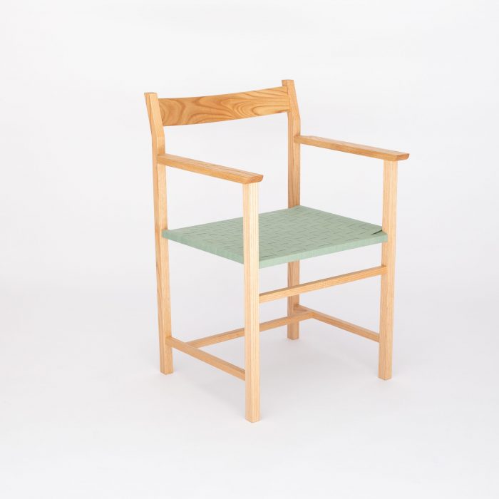 silla minimalista madera